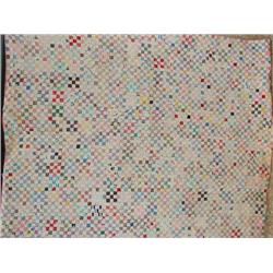 Handstitched/Handquilted Postage Stamp Quilt