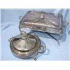 Image 1 : 2 silver chafing dishes