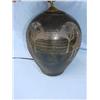 Image 1 : Art pottery lamp, signed RB