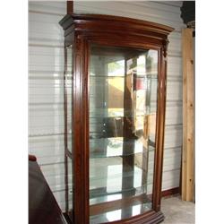 Lighted and mirrored Curio Cabinet