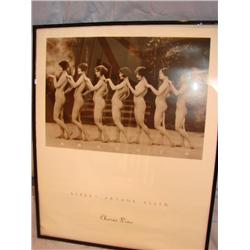 Nude Chorus Line framed & matted print