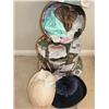 Image 1 : 3 Hat boxes with hats & scarfs