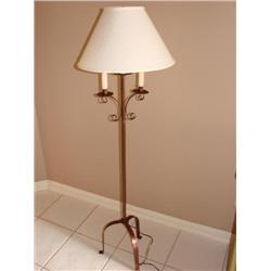 Floor lamp with shade