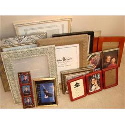Large amount of picture frames