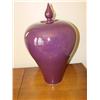 Image 1 : Large purple ginger style jar w/lid