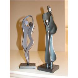 2 Original Kramer Sculptures "Synergy" "Family"