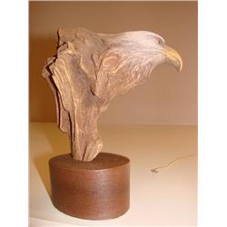 Ltd.Edition Eagle "Wood Flight" by Cane