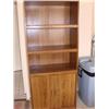 Image 1 : Bookshelf with lower storage