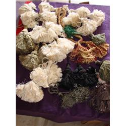 Large amount of tassels