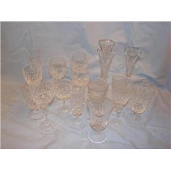 Variety of Crystal Stemware