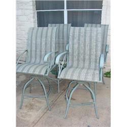 4 patio bar stools