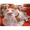 Image 1 : 4 handcrafted & dressed Teddy bears
