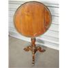 Image 1 : Solid Wood Tilt Top Table