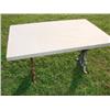 Image 1 : Unpolished marble top table with iron base