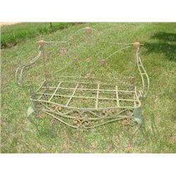 Wrought Iron Patio Bench