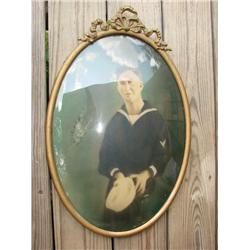 Framed picture of sailor