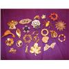 Image 1 : Vintage brooches-24 total