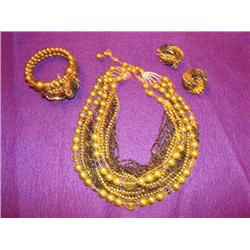 Vintage costume jewelry set