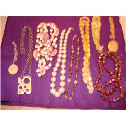 Vintage necklaces-9 total