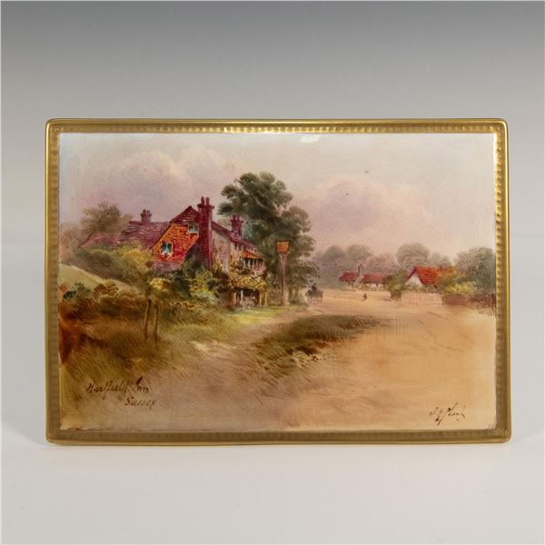 Royal Doulton John Hugh Plant Vase Plaque, Hartfield Inn