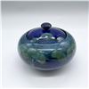 Image 1 : Early Moorcroft Pottery Covered Jar, Moonlit Blue
