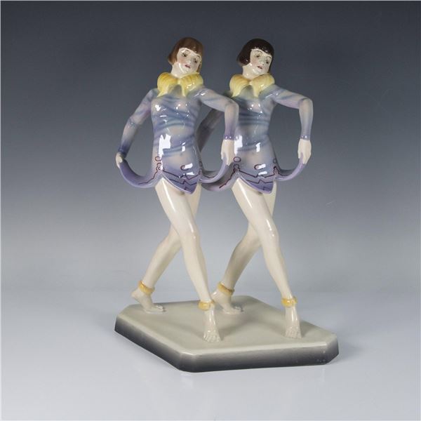 Goldscheider Stephan Dakon Figurine, Dolly Sisters