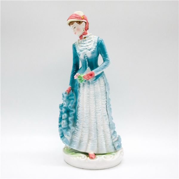Royal Worcester Fine Bone China Figurine, 1878 The Bustle