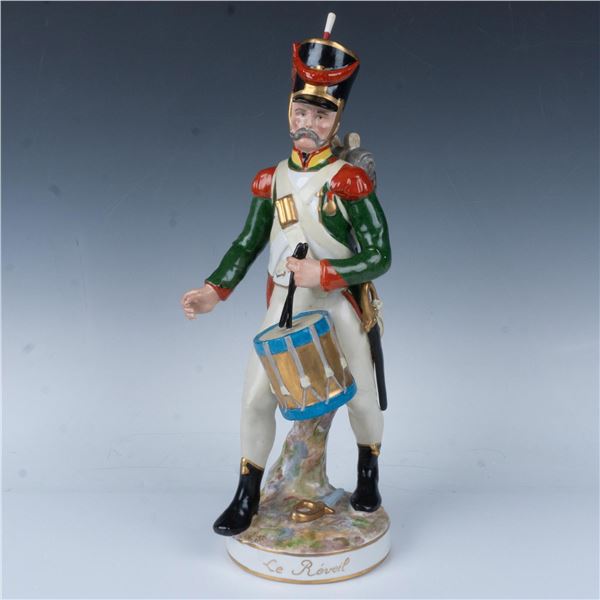 Porcelaine de Paris Soldier Figurine, Le Reveil