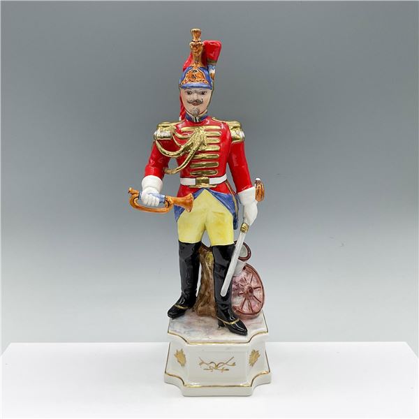 Porcelain European Military Figurine