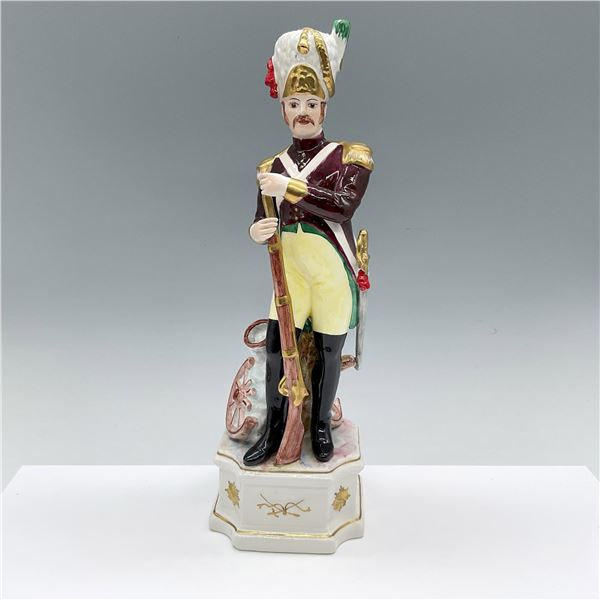 Porcelain European Military Figurine