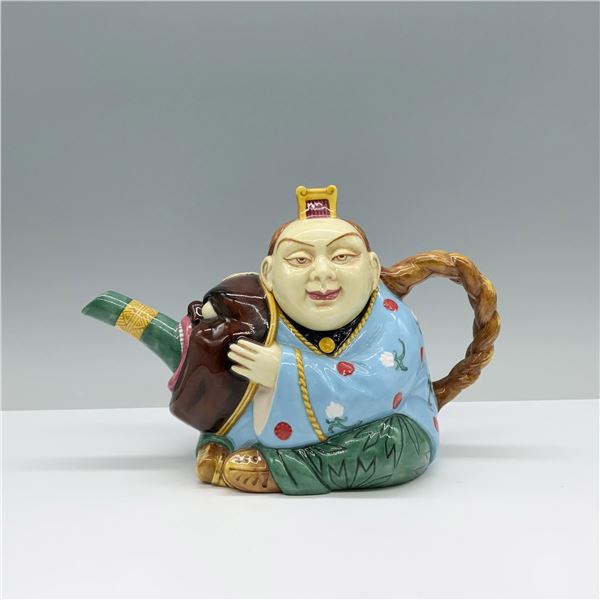 Minton Porcelain Teapot, Chinamen