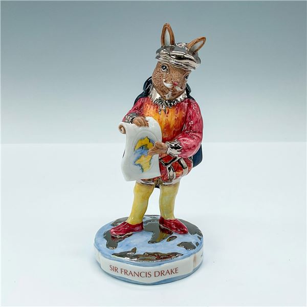 Royal Doulton Bunnykins, Francis Drake DB415, Platinum