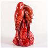 Image 2 : Royal Doulton Flambe Figure Parakeets on Tree Stump