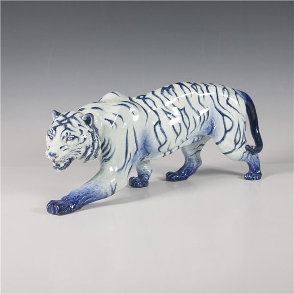 Royal Doulton Flambe Colorway Figurine, Tiger Stalking
