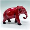 Image 2 : Royal Doulton Flambe Figure, Elephant Trunk Down Curled