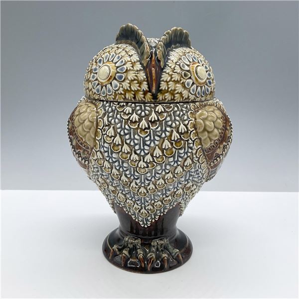 Doulton Lambeth Stoneware Covered Tobacco Jar