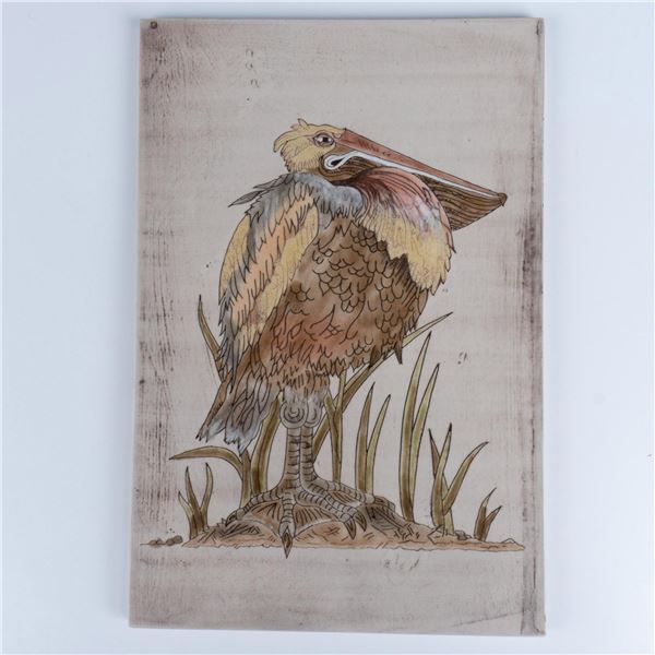 Cobridge Stoneware Trial Grotesque Bird Plaque