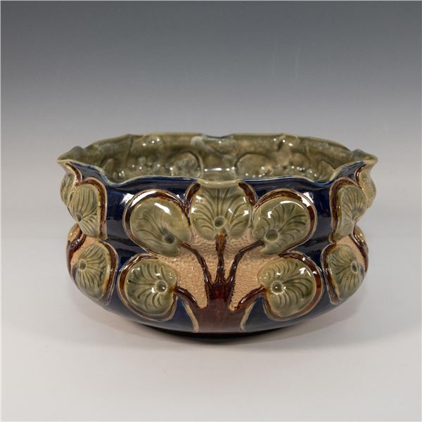 Doulton Lambeth Frank Butler Stoneware Foliage Jardiniere