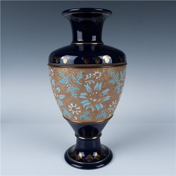 Royal Doulton Slater Patent Tapestry Stoneware Vase