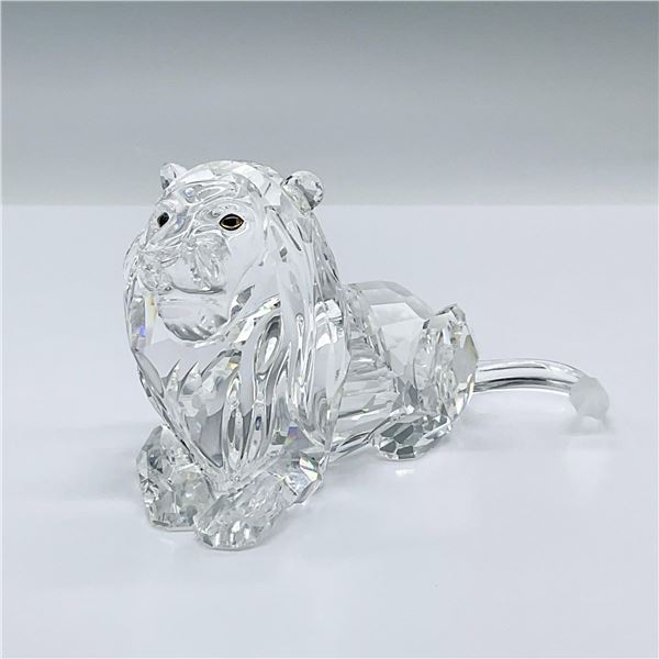 2pc Swarovski Crystal Figurine, The Lion with Base