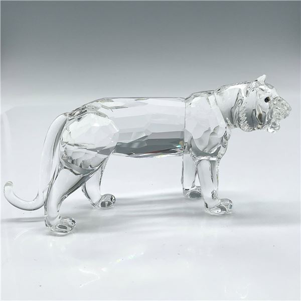 Swarovski Silver Crystal Figurine, Tiger