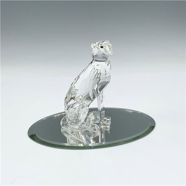 Swarovski Silver Crystal Figurine, Cheetah (Var.1)