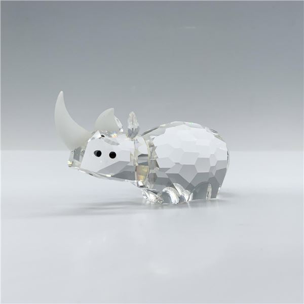 Swarovski Crystal Figurine, Small Rhinoceros