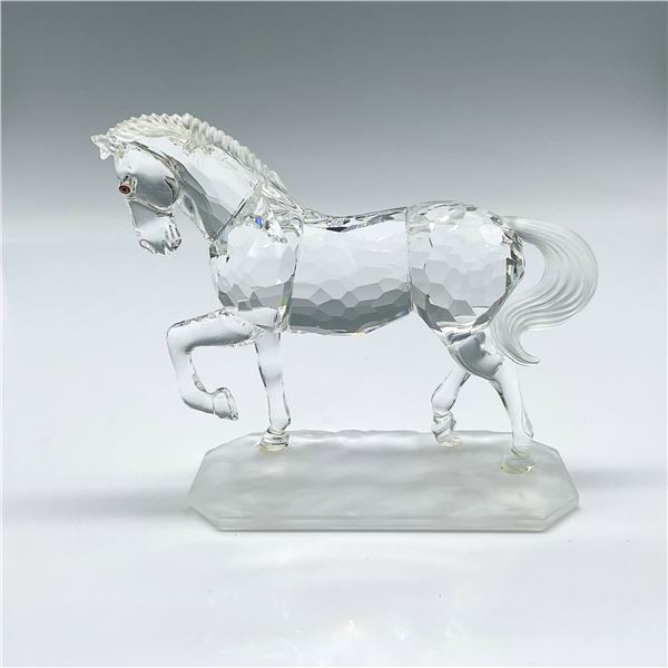 Swarovski Silver Crystal Figurine, Arabian Stallion