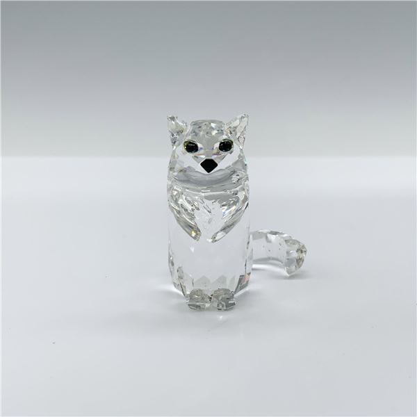 Swarovski Crystal Figurine, Cat Sitting