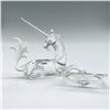 Image 2 : Swarovski Crystal Figurine, The Unicorn with Plaque