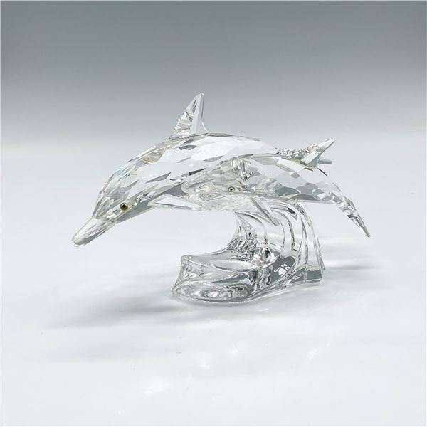 Swarovski Crystal Figurine, Lead Me, The Dolphins