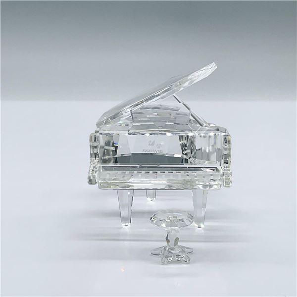 Swarovski Crystal Figurine, Grand Piano with Stool