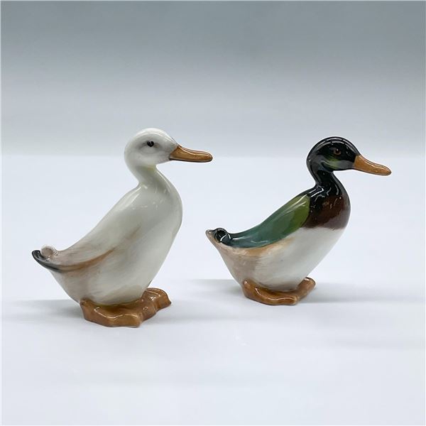 2pc Royal Doulton Figurines, Ducks - HN806 & - HN807