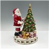 Image 1 : Royal Albert Music Box, Santa with Rotating Christmas Tree